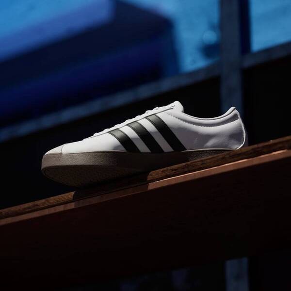 Kixpress-Adidas 愛迪達 VL Court Base 女 運動休閒鞋 舒適 白 黑 [ID3714], , large