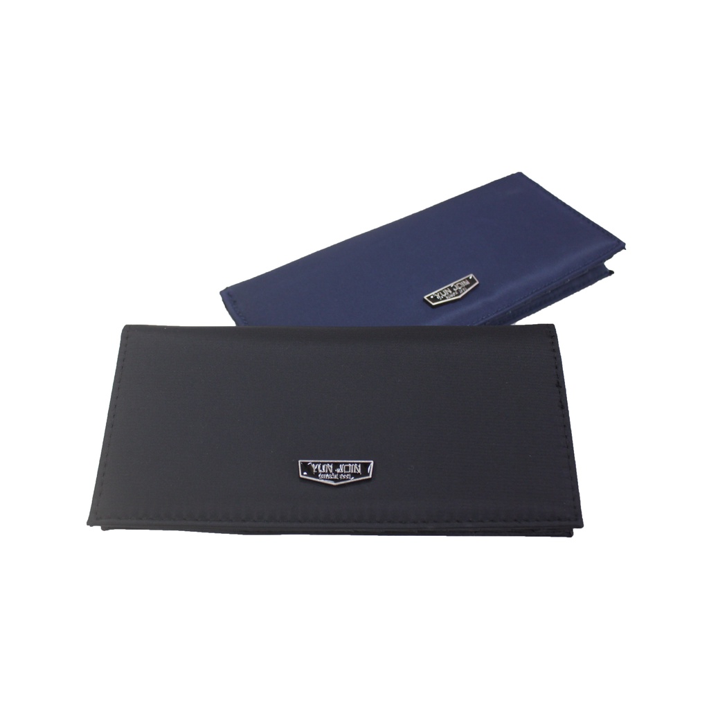 【YUNJOIN】飛行版長夾 皮夾 尼龍夾 系紋尼龍 絲滑手感, , large