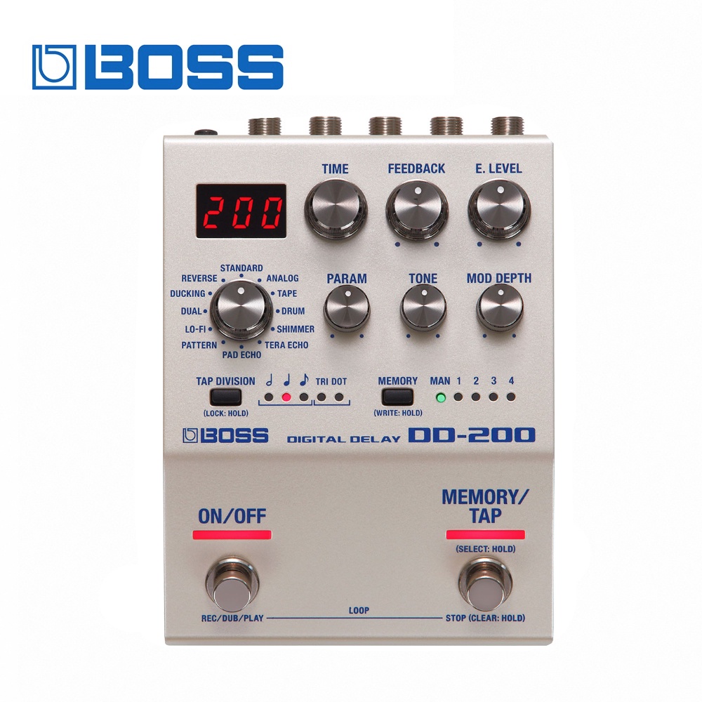 BOSS DD-200 數位延遲效果器【敦煌樂器】, , large