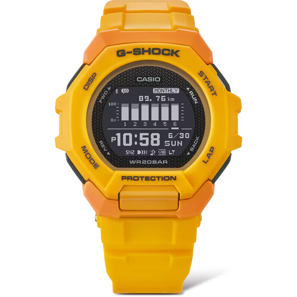 CASIO 卡西歐 G-SHOCK G-SQUAD 訓練計畫 GPS多功能運動藍芽手錶 GBD-300-9, , large