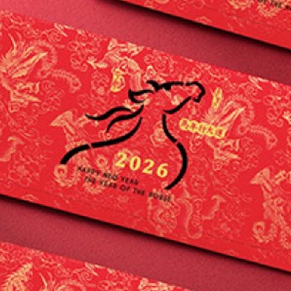 1A 2026 馬年 西式 紅包袋 馬年行大運 10張入 /包 2004, , large
