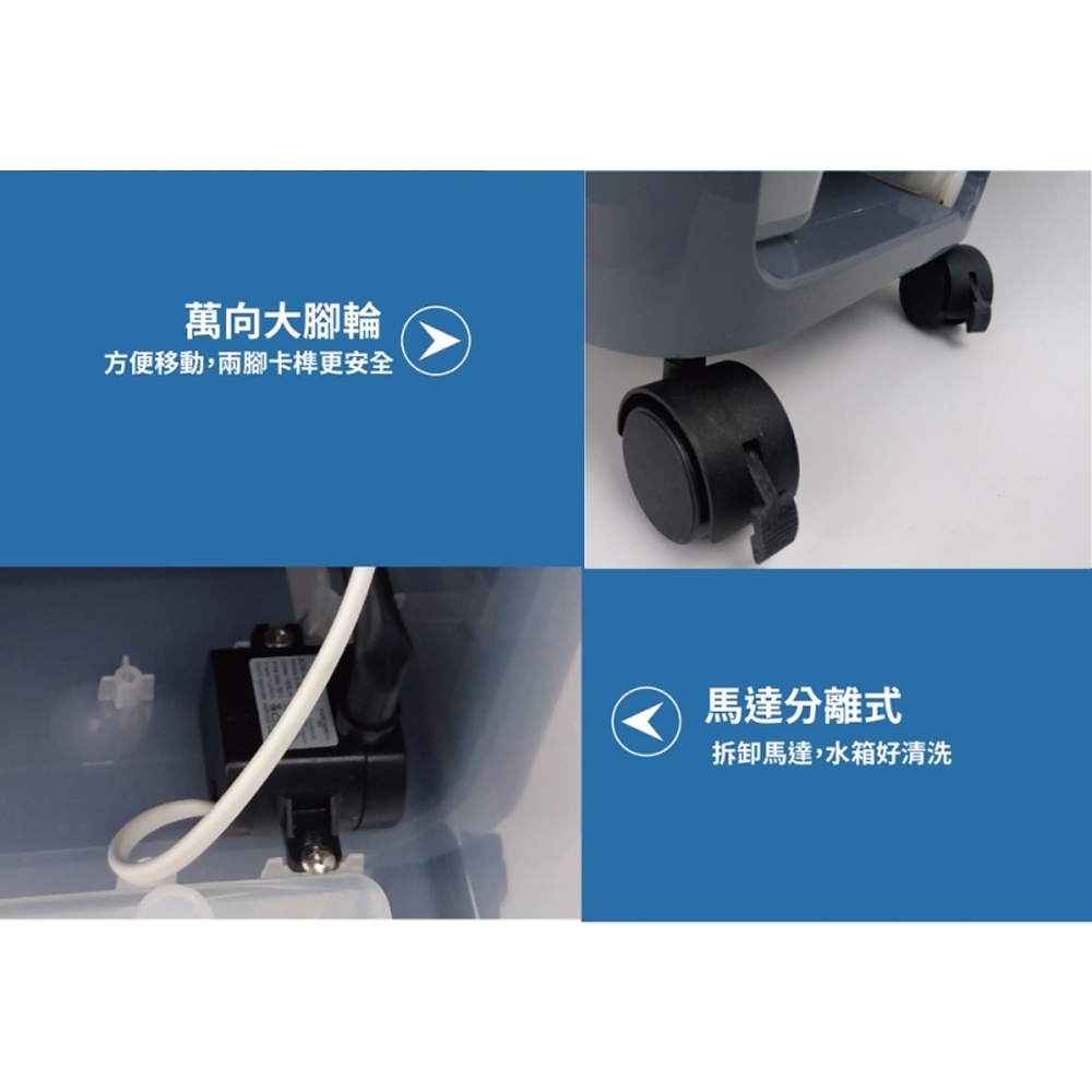 LAPOLO 7L 3段速低噪音快涼水冷扇 LA-6507, , large