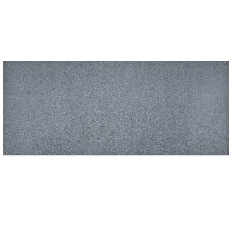 【Monster】 Kitchen Leather-Texture Waterproof Mat (120x50cm) – Gray, , large