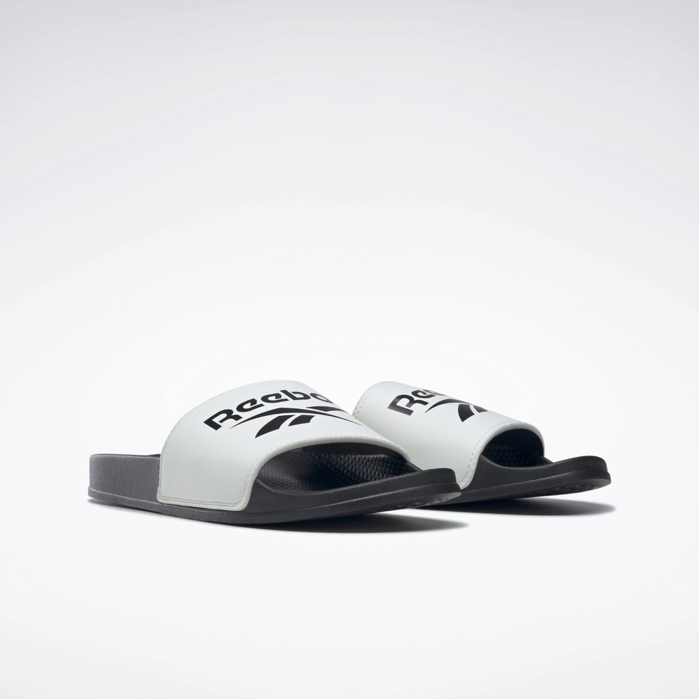 REEBOK FULGERE SLIDE 拖鞋 雨天拖鞋 涼拖鞋 舒適 白黑 100063274 23FW 【樂買網】, , large