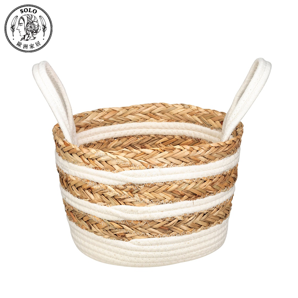 【SOLO Vintage】LCW Home 28cm Double-Handle Storage Basket, , large