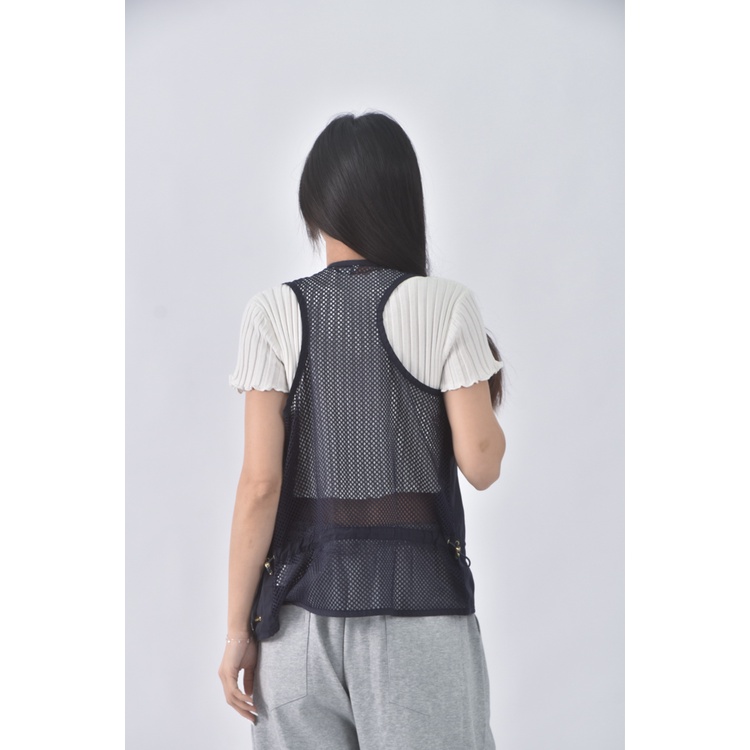 (S) nautica質感背心藍色外套二手衣, , large