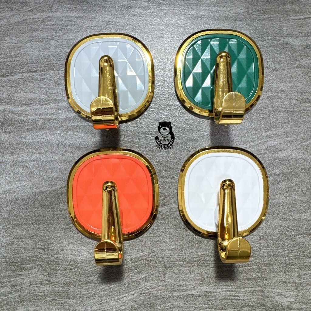 [熊好貼國際]壓克力掛勾 凹凸紋路牆面可貼 高質感 透明掛勾 免打孔掛勾 壓克力掛勾 黏貼式掛勾 黏貼式掛勾 掛勾, , large