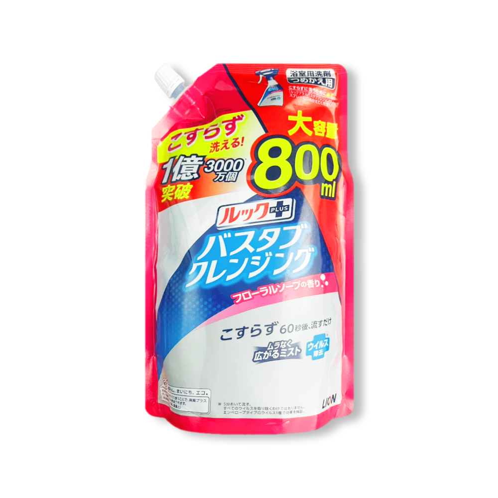 LION Spray Tub Detergent Refill 800ml Pink, , large