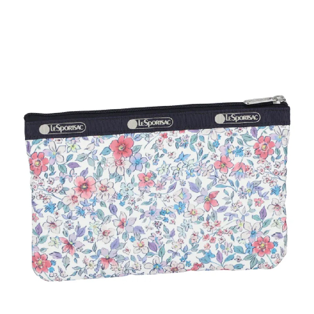 |快速出貨|Lesportsac 3-zip Cosmetic 三層拉鍊化妝包 - 織錦花語, , large