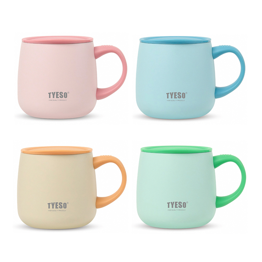 【H&R安室家】TYESO泰碩 陶瓷易潔層馬克杯355ml(H72), , large