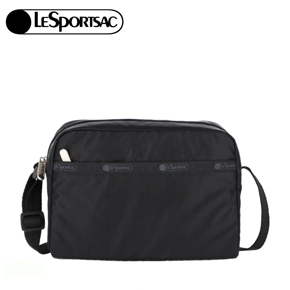 LeSportsac DANIELLA CROSSBODY 拉鍊斜背包 側背包 送禮-永恆黑