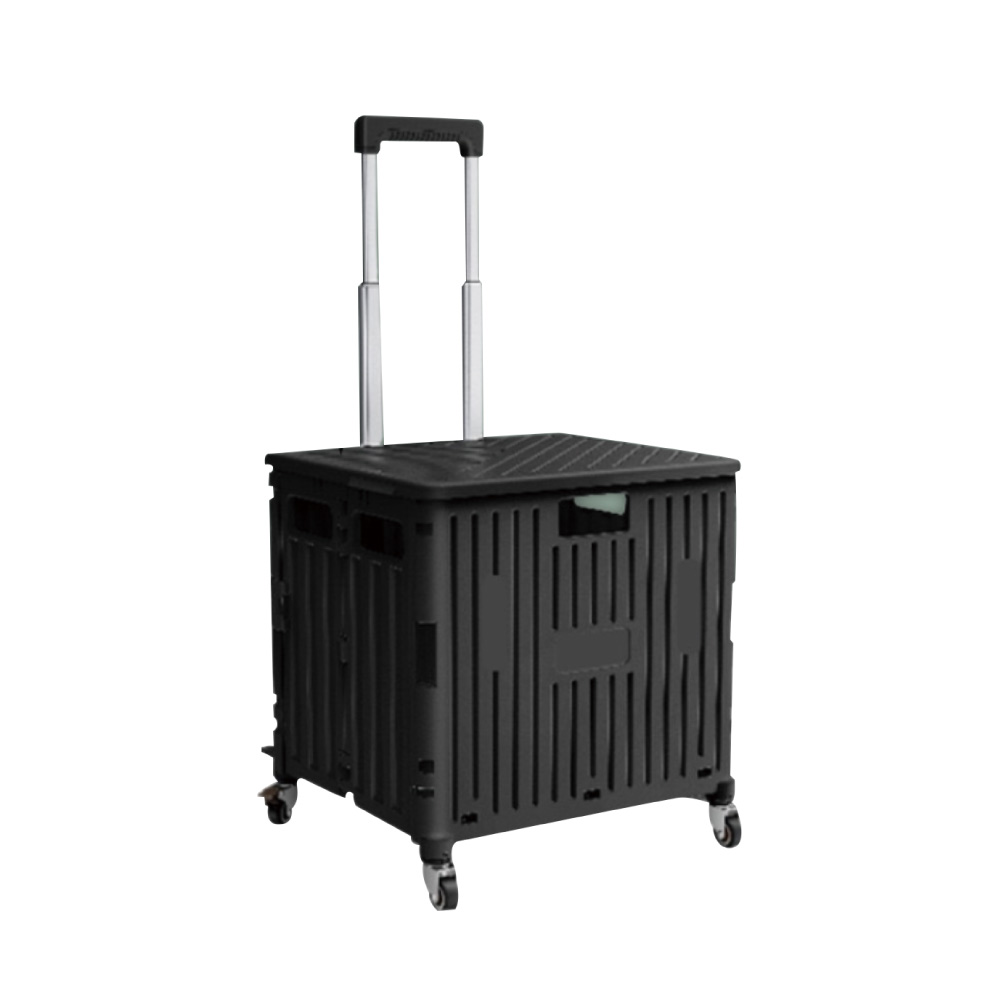 鉅玉經典｜65L拉桿四輪購物車 GWT-465BK, , large