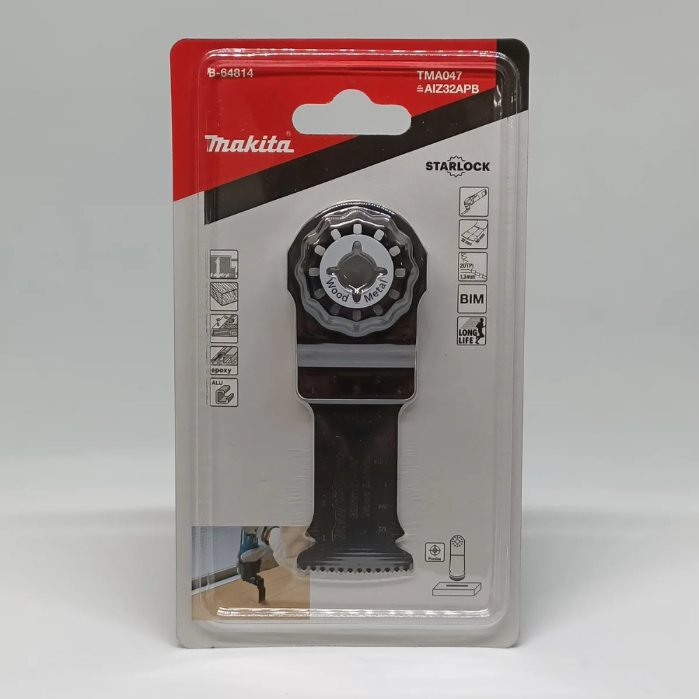 MAKITA牧田 B-64814 TMA047 磨切片 STARLOCK BIM,木材/金屬, , large