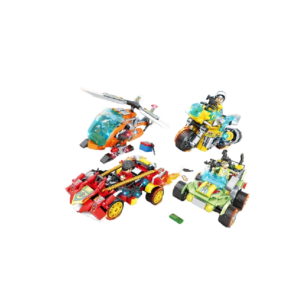 [積木共和國] 【LE DI PIN樂迪拚】9131 菁英出擊 一套四款販售(益智拼裝積木), , large