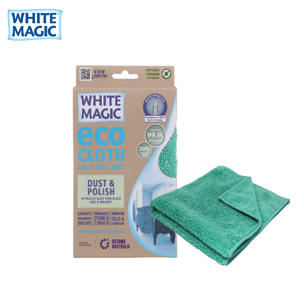 White Magic Eco Cloth Dust & Polish , , large