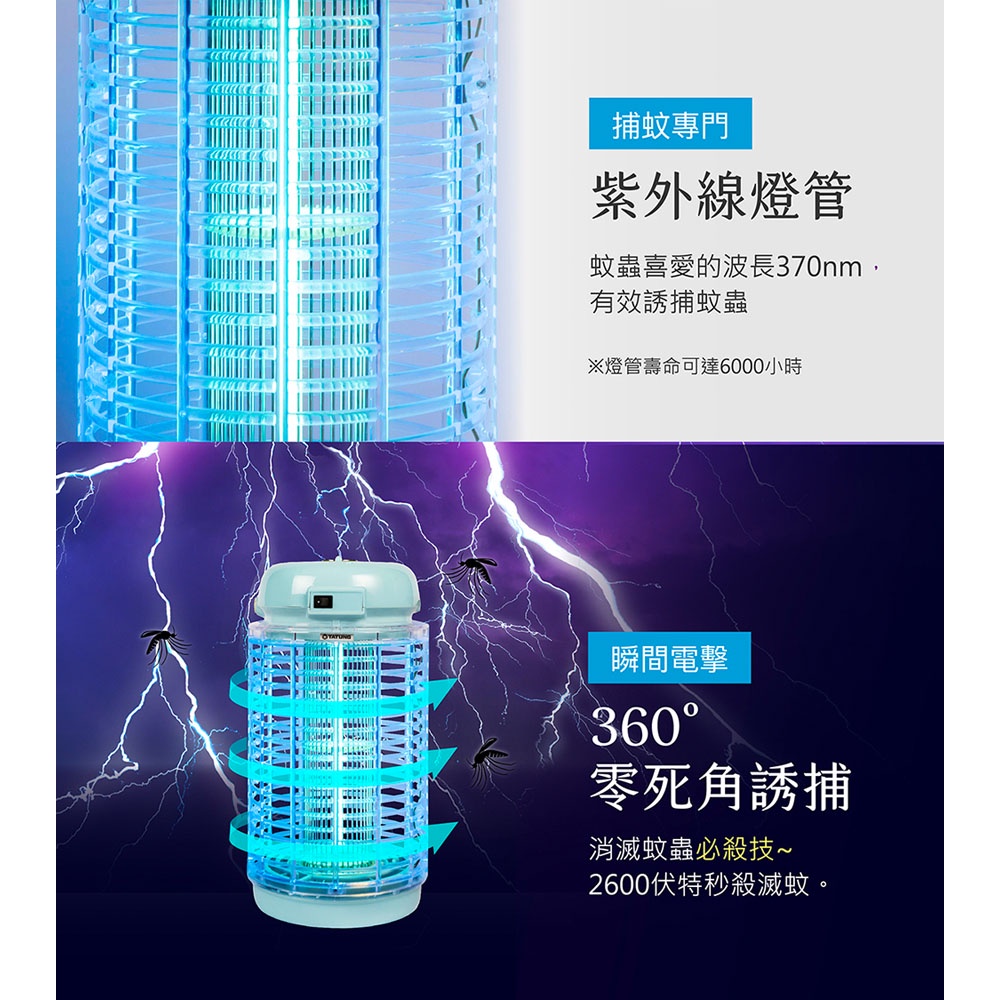 TATUNG 15W Mosquito Trap Lamp TMK-1522A, , large