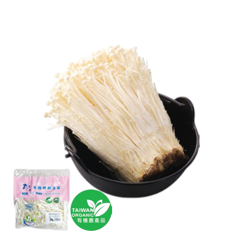 有機金針菇(切)100g/包, , large