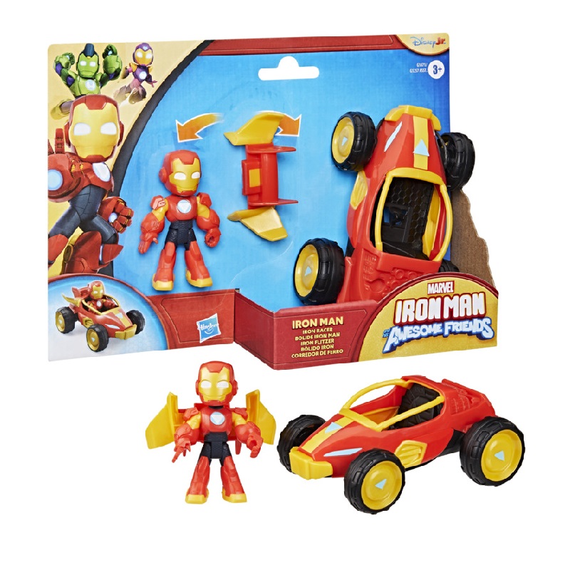 鋼鐵人與他的裝甲朋友賽車人物組 (混裝), , large