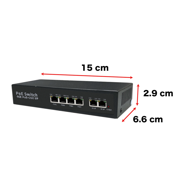 昌運監視器 HBS-4GE-2GES 4埠 1000M GE PoE 網路交換機 交換器(以PSW-042GE-AI替代出貨), , large