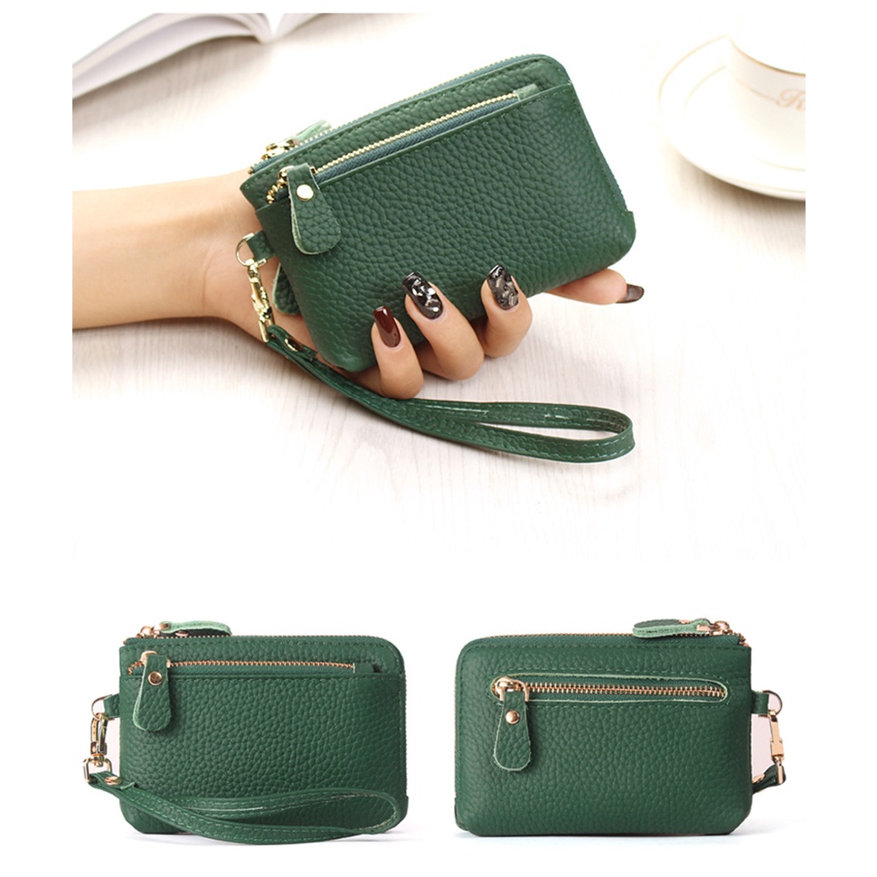 【牛皮零錢包】SPRING-真皮頭層牛皮短夾零錢包 招財真皮頭層牛皮錢包牛皮男女通用-多色, , large