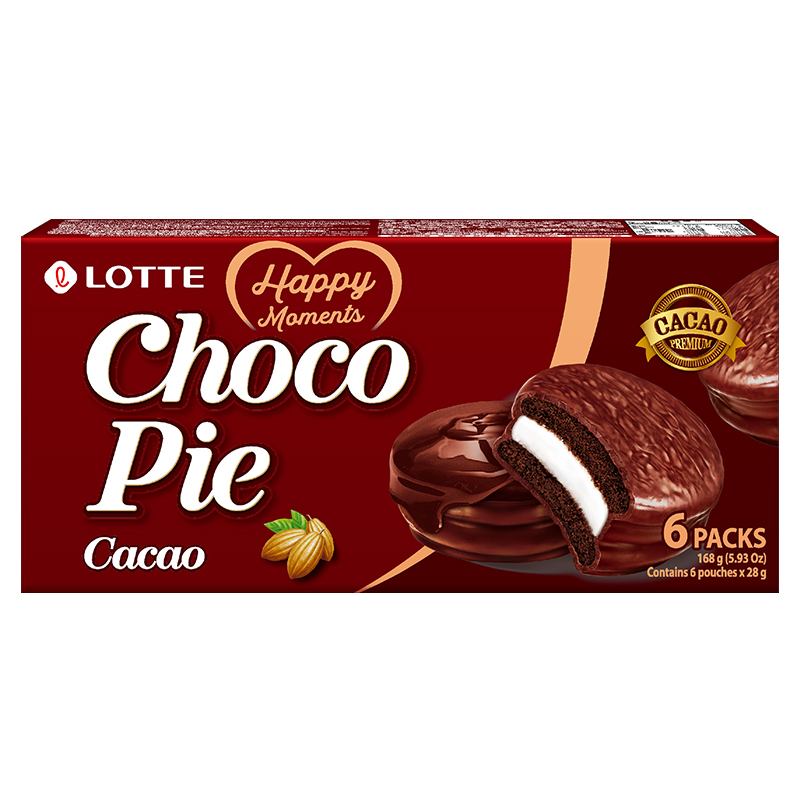 LOTTE Choco Pie-Cacao Flavor, , large