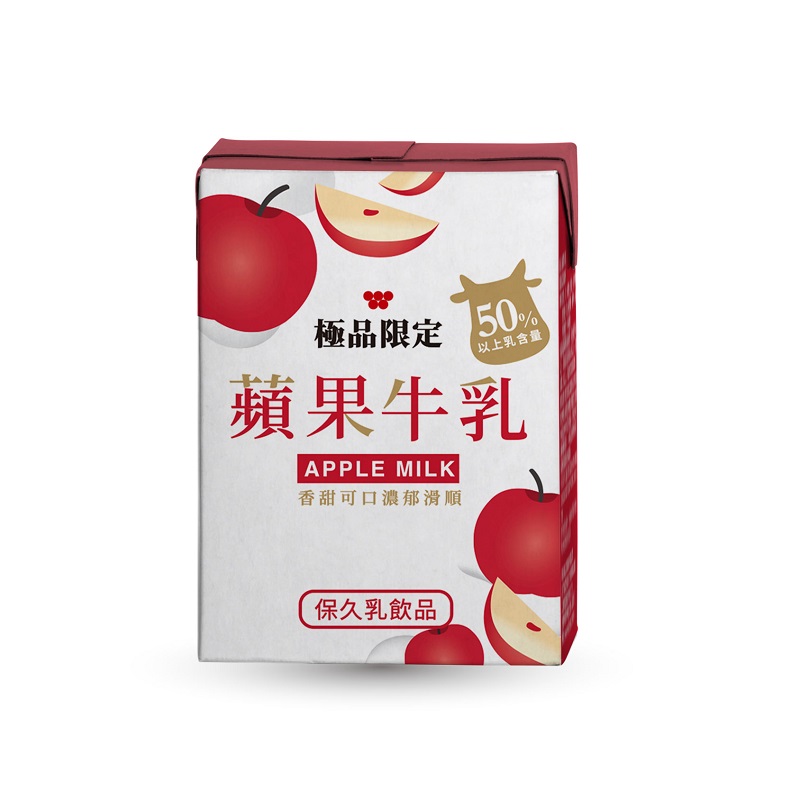 極品限定蘋果牛乳0ml 家樂福線上購物