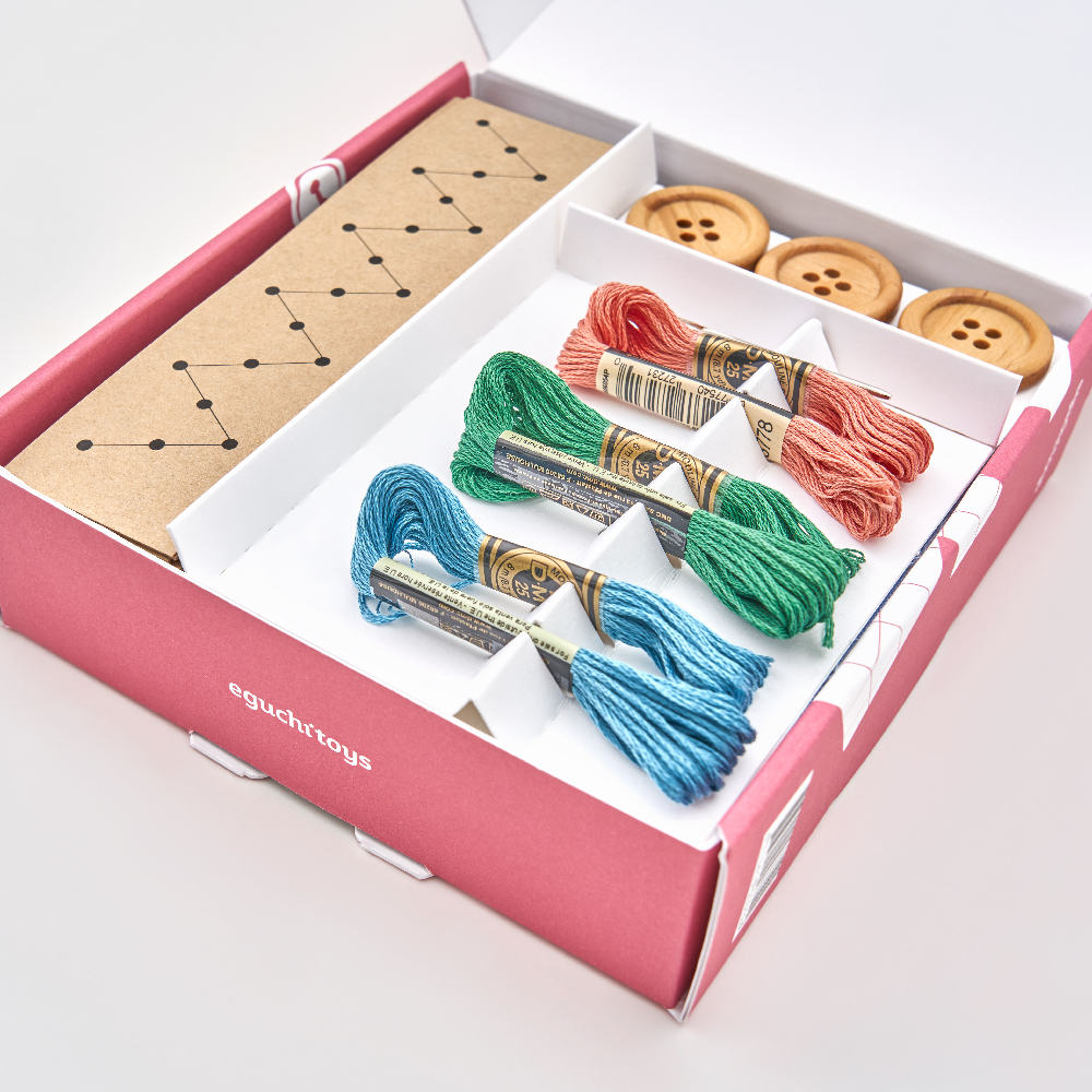 [eguchi co,. Ltd.] eguchitoys Montessori Sewing kit, , large