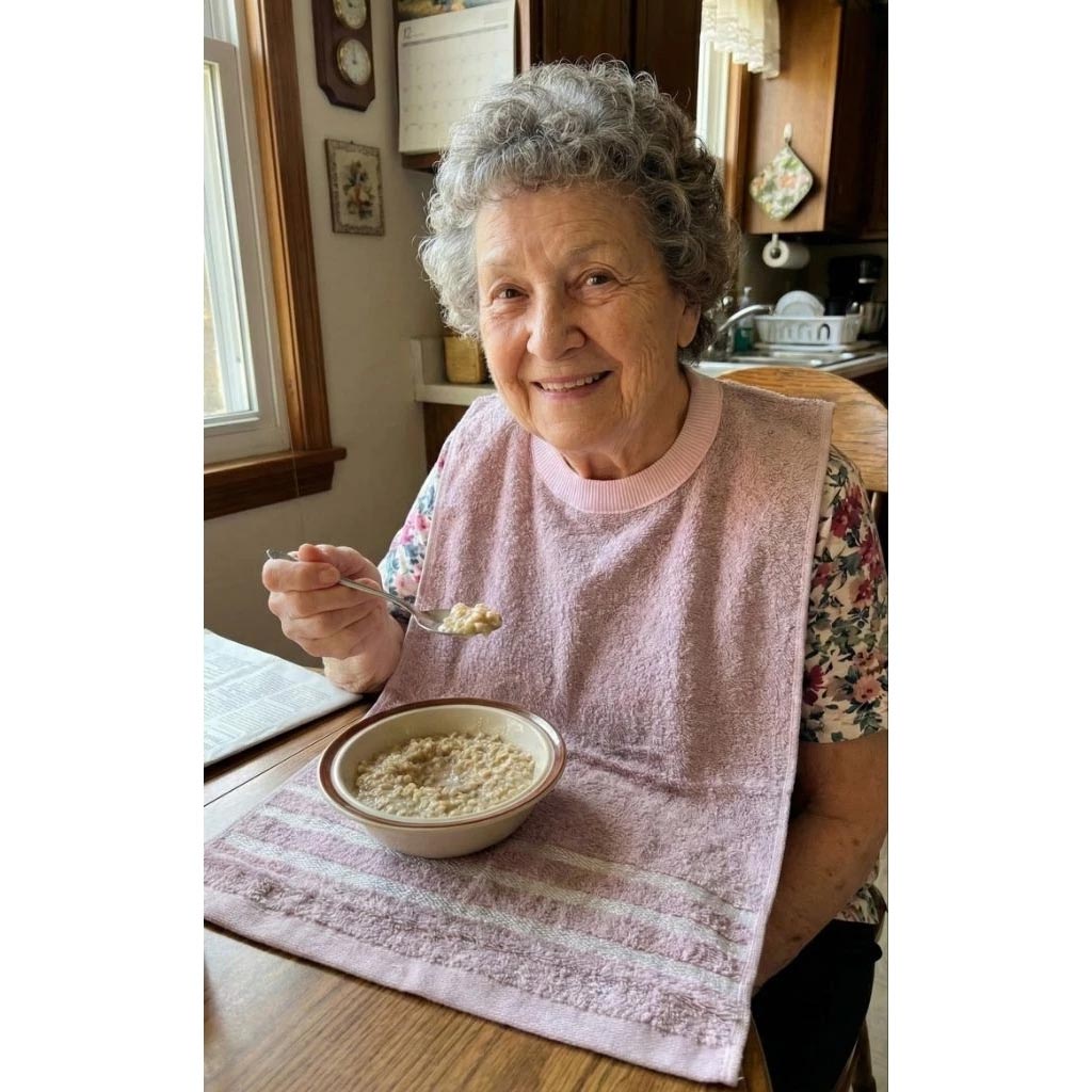 [凱美棉業] 4入組 隨機出色 MIT台灣製 28兩厚實 純棉透氣成人圍兜/口水巾 精緻帶緞素色款, , large