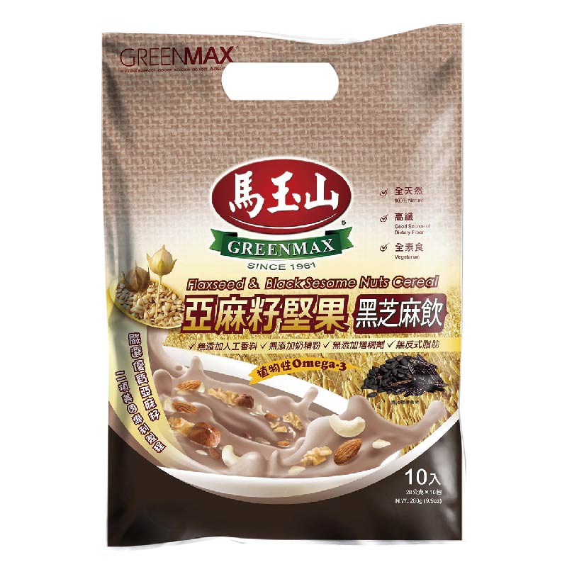 馬玉山亞麻籽堅果黑芝麻飲 家樂福線上購物
