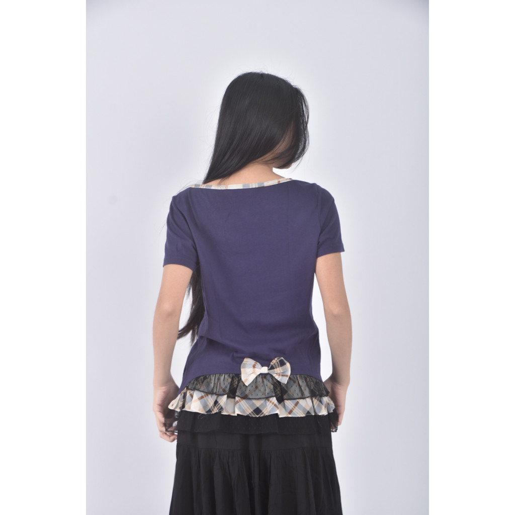 (S) kinloch anderson質感棉質小熊藍色短袖上衣二手衣, , large