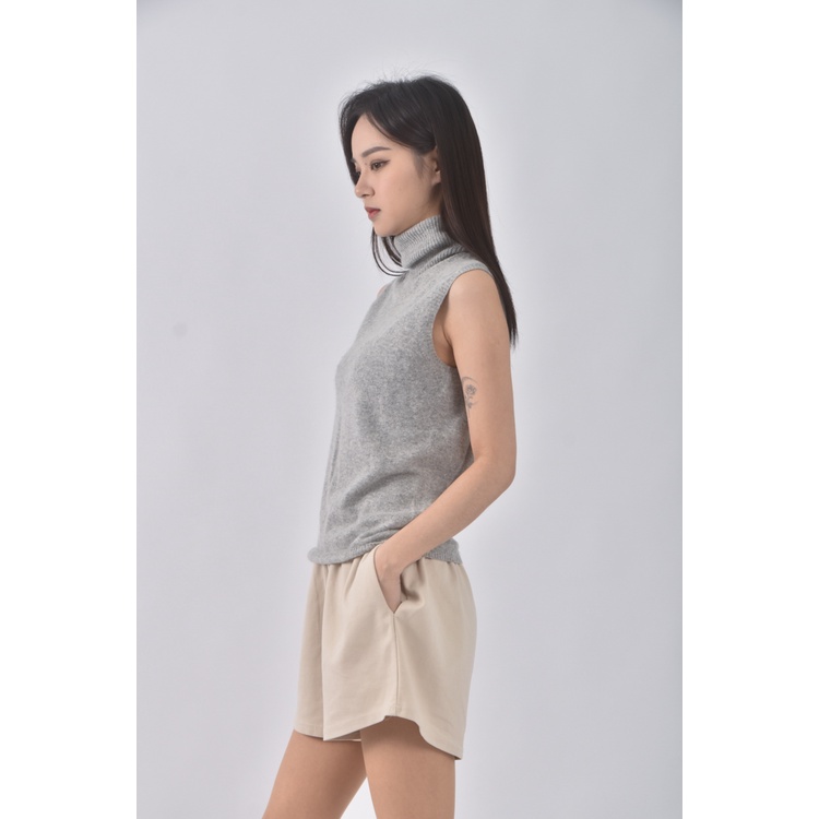 (S) xing質感無袖灰色上衣二手衣, , large