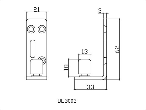 【協進五金】L型培林下止內 黃色, , large