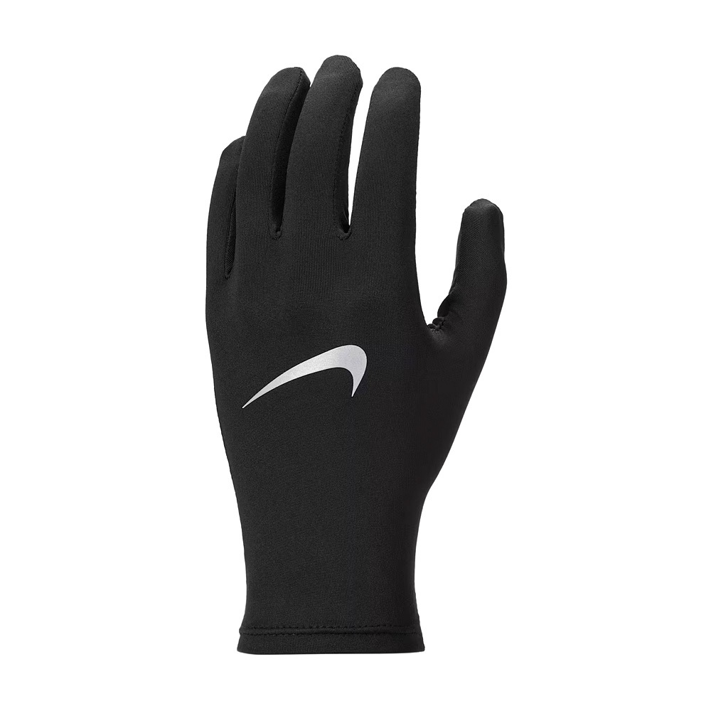 NIKE PACER LINER 慢跑手套 運動手套 簡約 時尚 透氣 彈性 輕盈 溫暖 吸濕 排汗 快乾 舒適 黑, , large