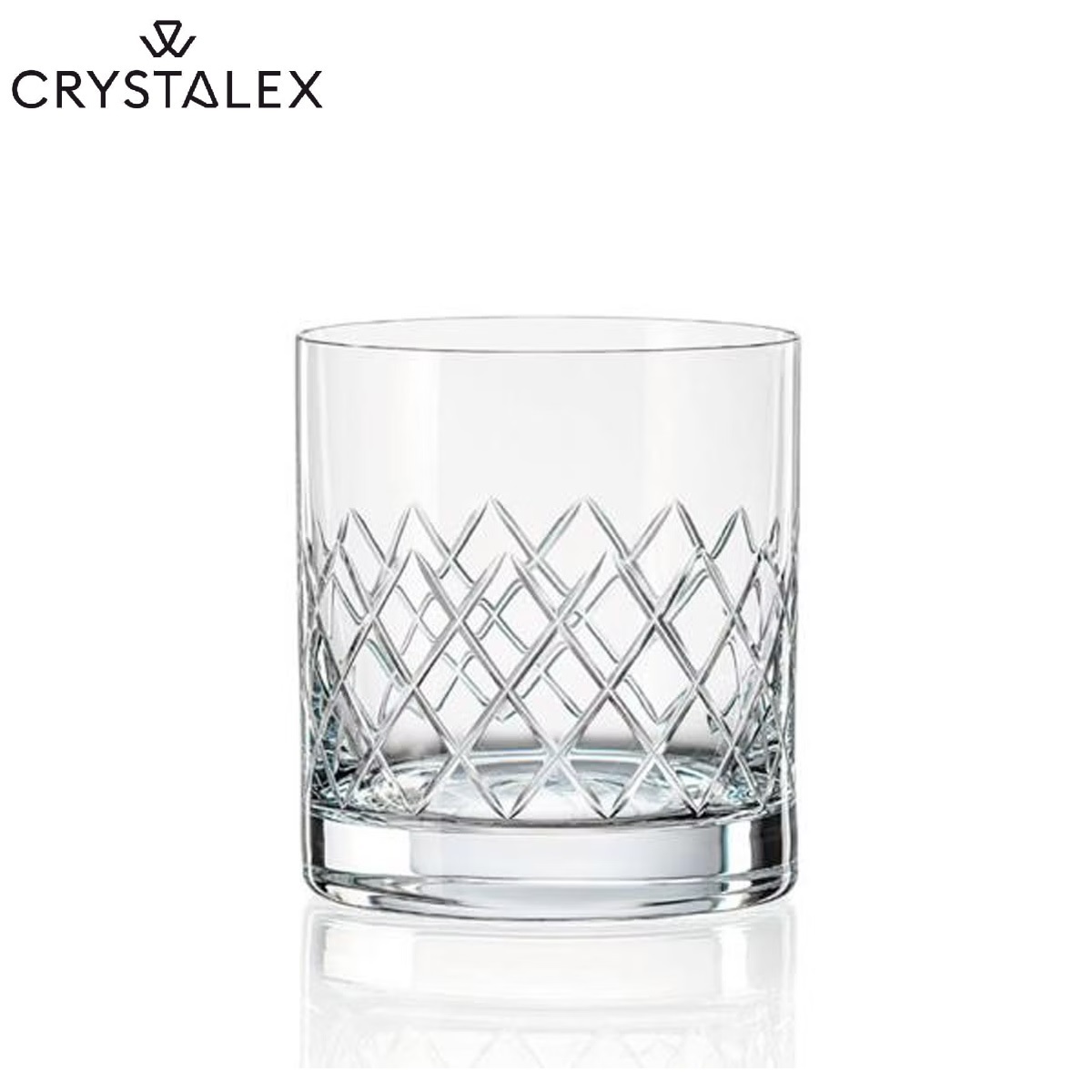 捷克CRYSTALEX波西米亞-Barline XX雕刻威士忌杯 (4入盒裝)