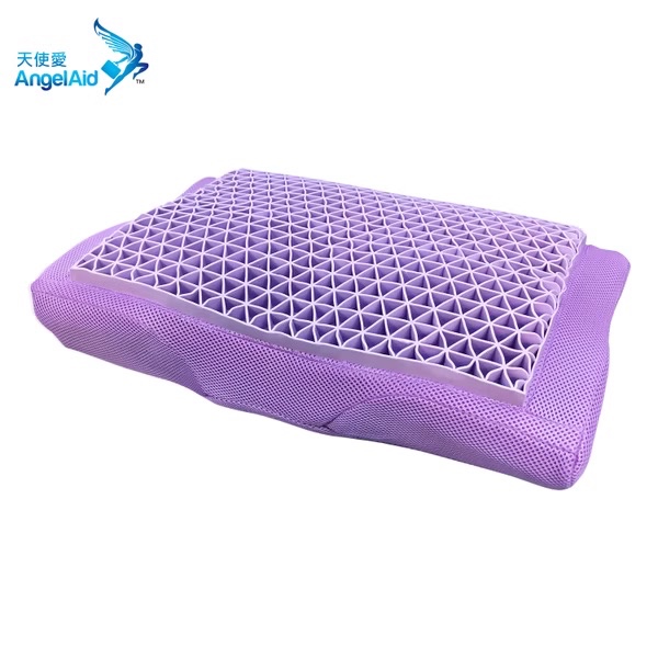 【AngelAid 天使愛】人體工學果凍凝膠舒眠枕, , large