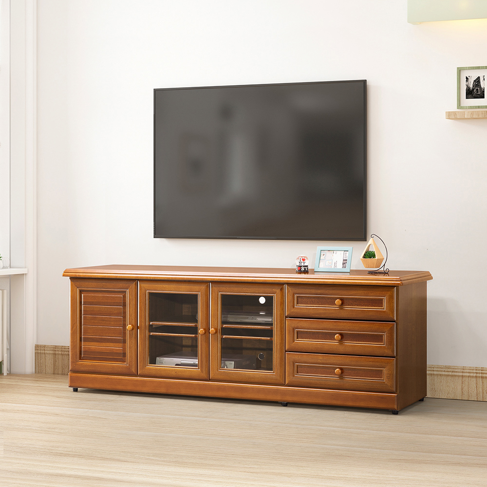 【唯熙傢俱】奧莉薇樟木色6尺電視櫃, , large