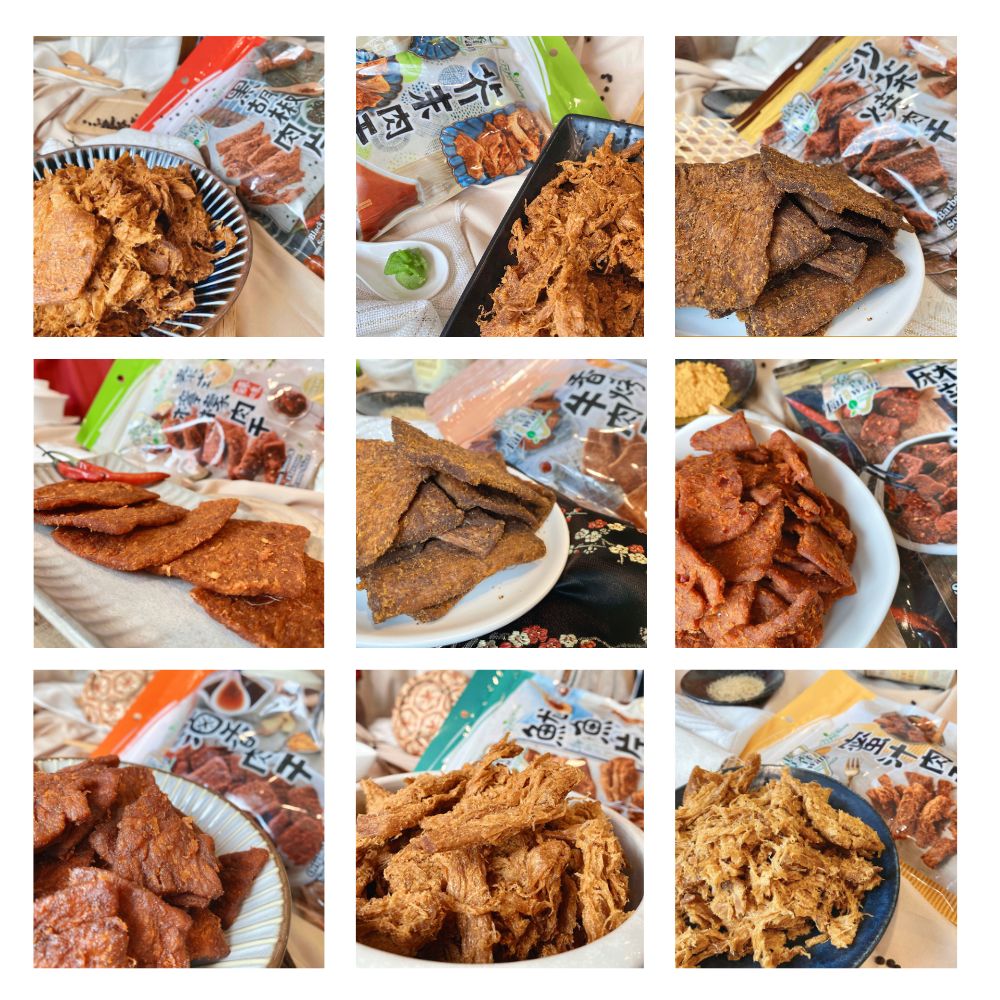 蔬食界的愛馬仕 富貴香 精品植物肉肉乾 全素 全系列9個口味任選 [12包免運組], , large