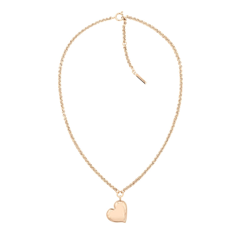 Calvin Klein CK Captivate 玫瑰金愛心項鍊 送禮推薦 35000294, , large
