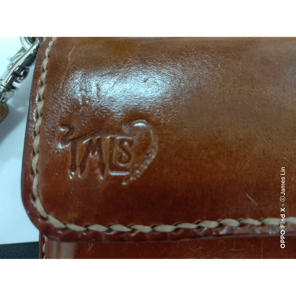 金德恩 GS MALL 9成新 台灣製造 純牛皮腰包 肩背包 側背包 兩用包 牛皮 牛皮腰包 腰包 背包 斜背包, , large