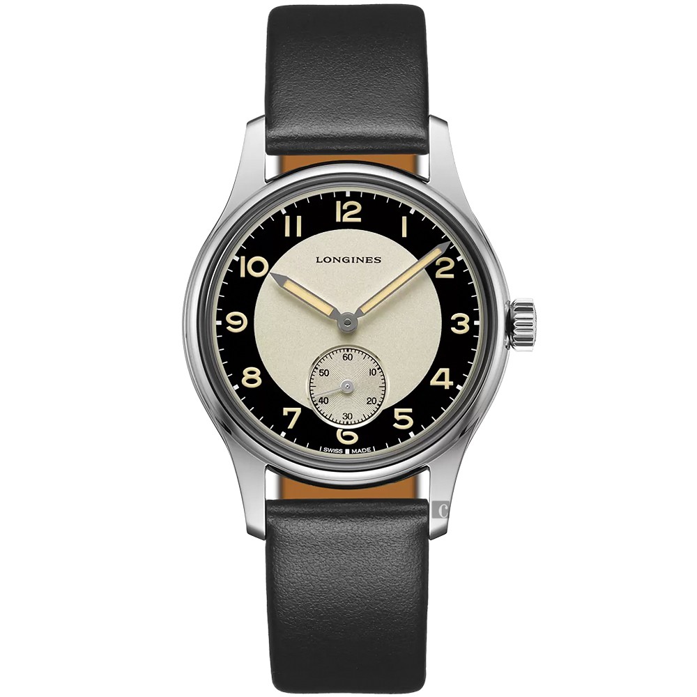 LONGINES浪琴 Heritage 復刻小秒針機械錶 L23304930, , large