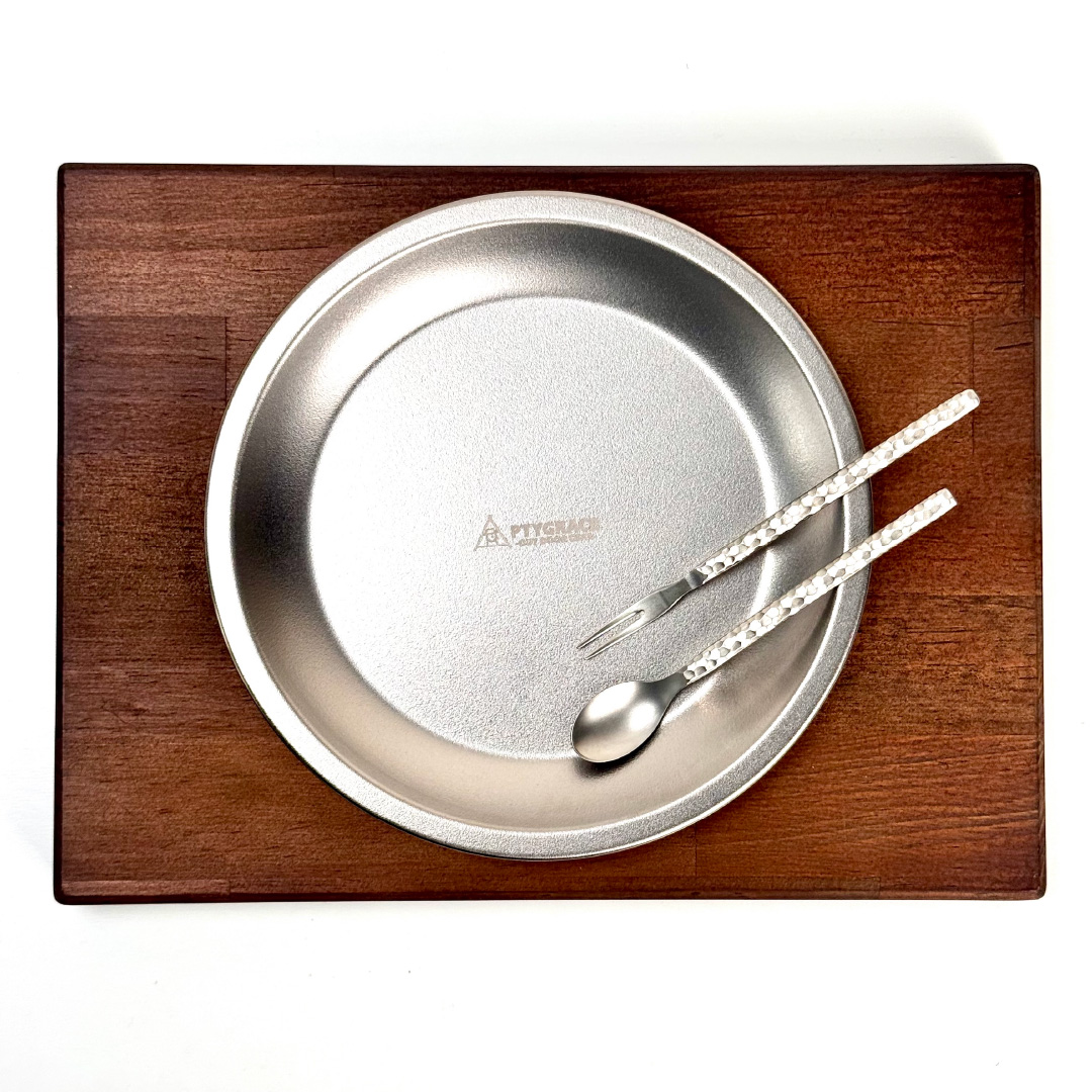 PTYGRACE｜20.5cm 純鈦餐盤｜日本燕三條製造｜PY-SL19｜, , large