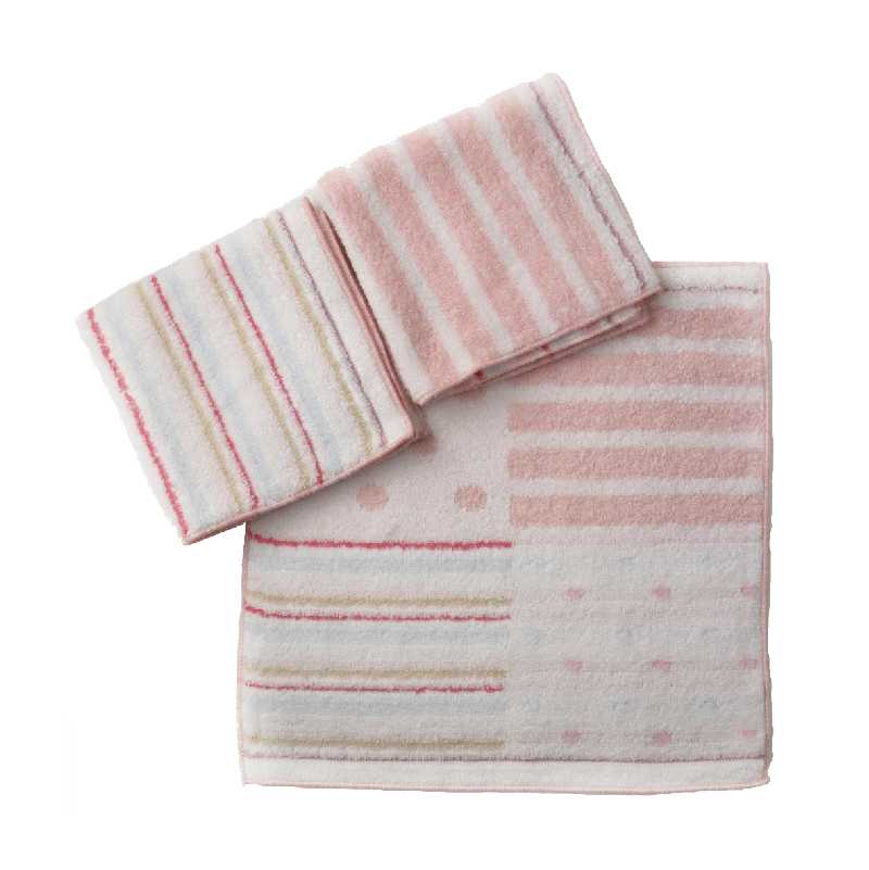 Hand towels, 粉紅色, large