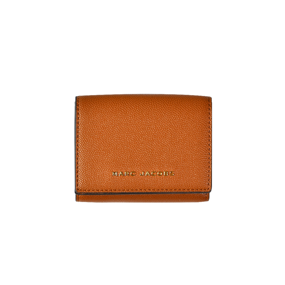 平行輸入【MARC JACOBS 馬克賈伯】三折短夾 咖啡色 (證件 紙鈔 零錢款), , large