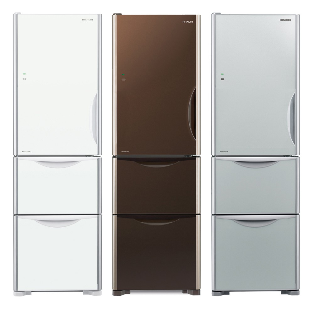 HITACHI Solfege 394L 3-Door Inverter Refrigerator RG41B / RG41BL, , large