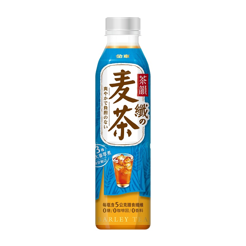 金車茶韻-纖麥茶(無糖)580ml, , large