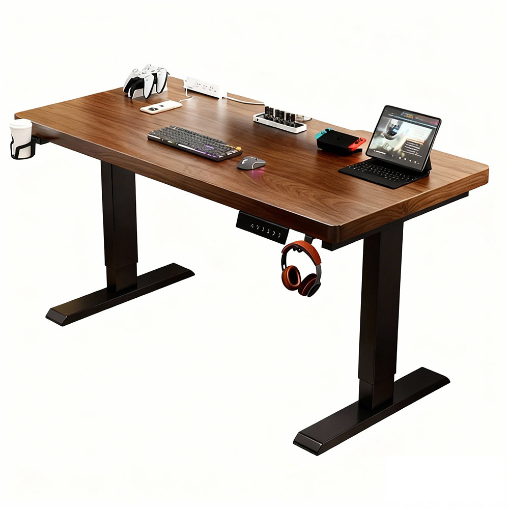 HABABY Huan'an Home Furnishings Solid Wood Adjustable Computer Desk (Single Motor Model)