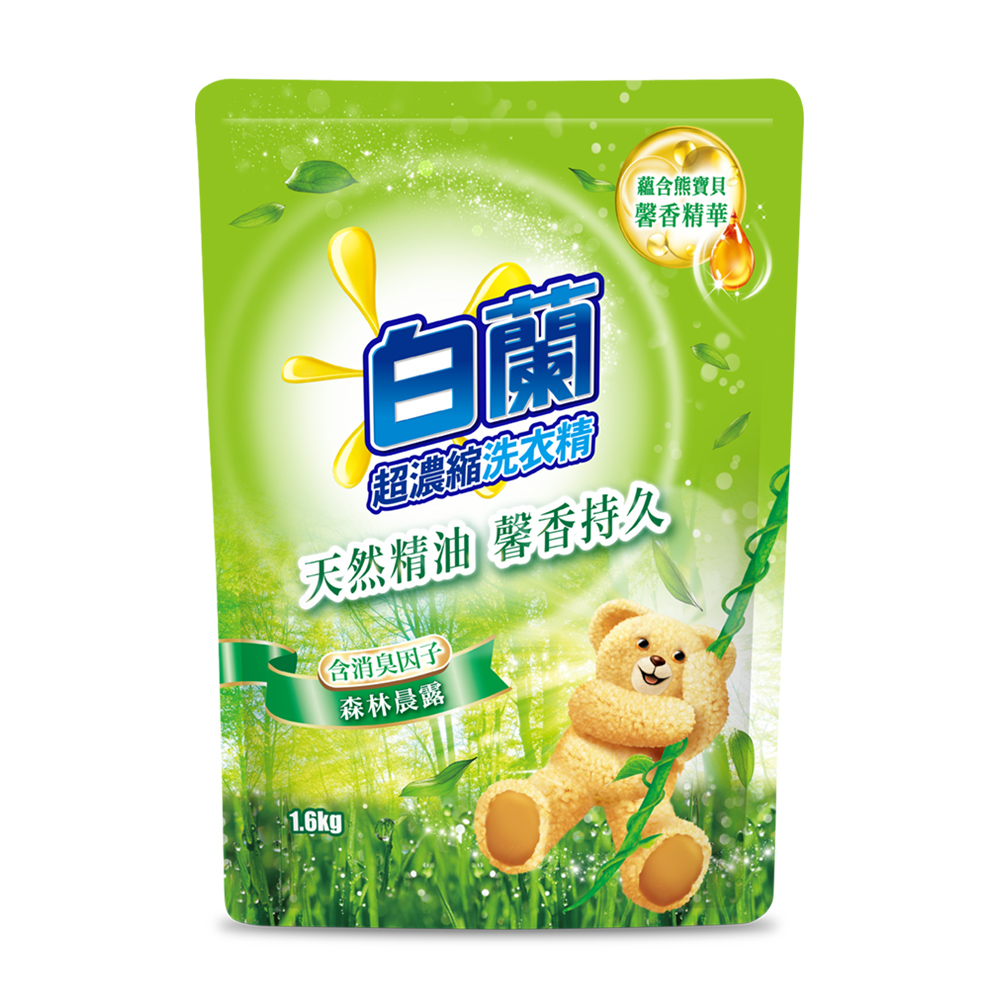白蘭含熊寶貝森林晨露洗衣精補充包, , large
