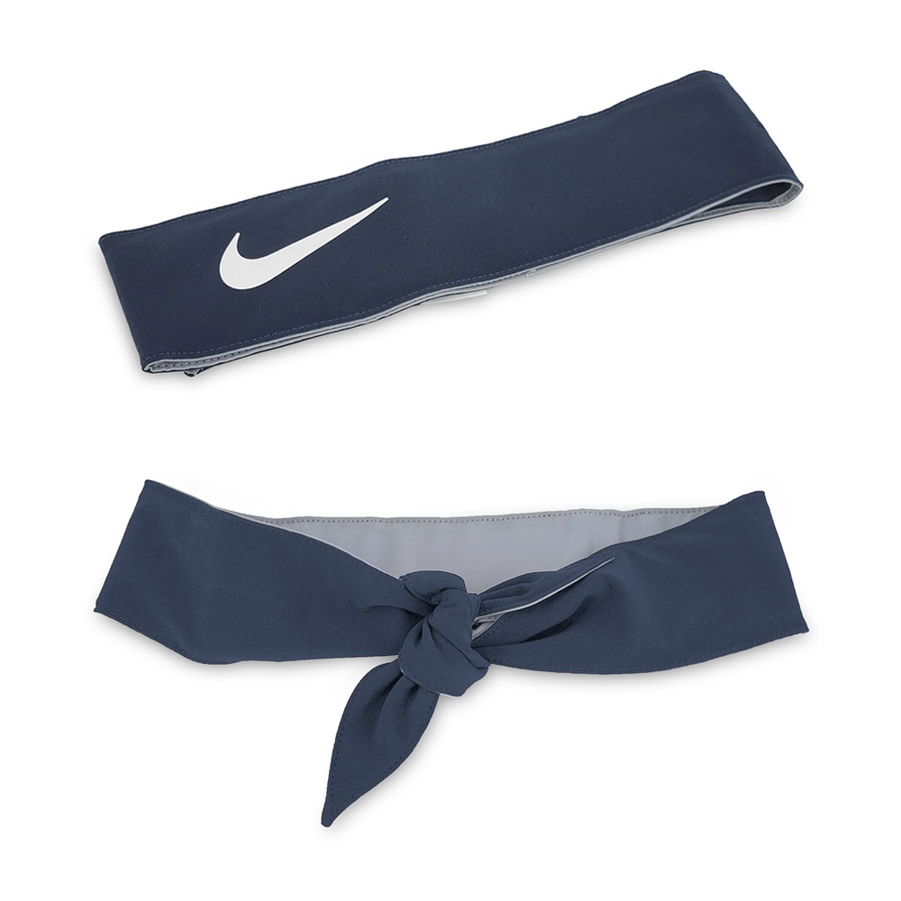 NIKE TENNIS頭帶 訓練 戶外 運動 止汗髮帶 費德勒 納達爾 簡約 吸汗 乾爽 透氣 彈性 柔軟 黑 藍 白, , large