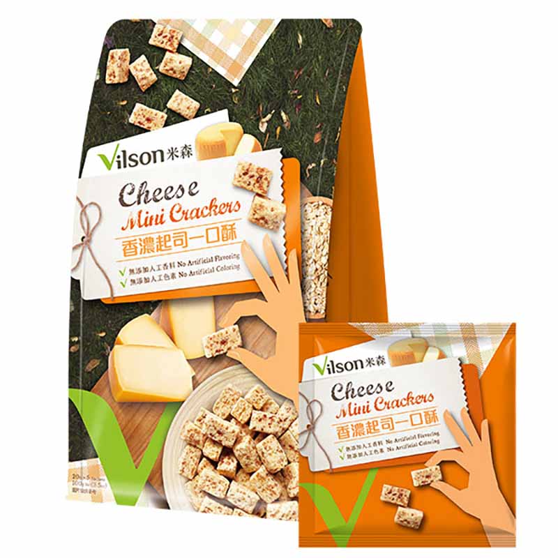 【米森 vilson】 Cheese Mini Cracker (20gx5 bags)