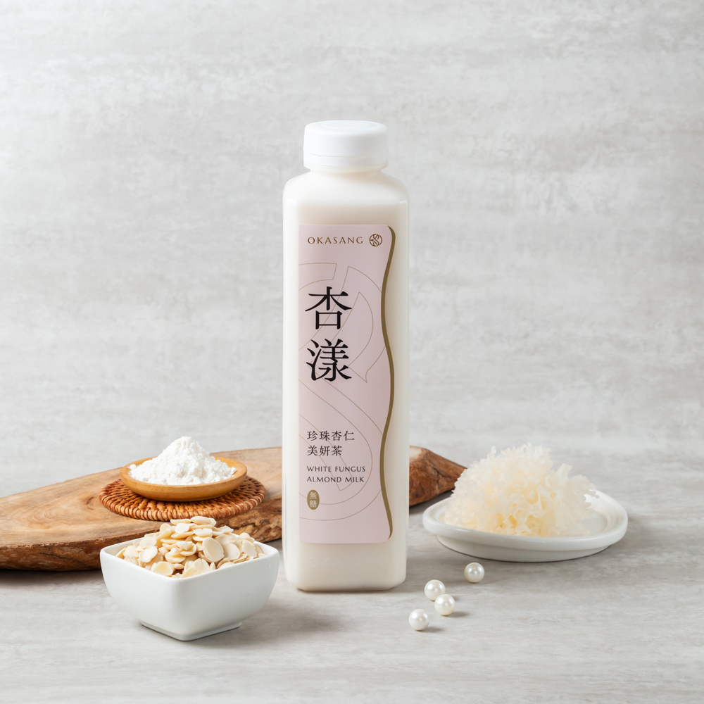 [日進生技]O卡桑潤喉保養木耳露組｜1000ml*6(雪梨白木耳露*2、紅棗白木耳露(無加糖)*2、珍珠杏仁美妍茶(無加糖)*2), , large